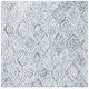 preview thumbnail 24 of 32, SAFAVIEH Handmade Ikat Madyson Wool Rug 6' Square - Silver/Grey - Square