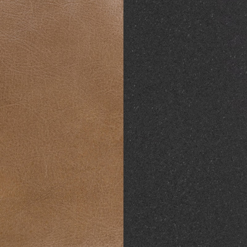 Classic Home Eliah Top Grain Leather Acent Bench