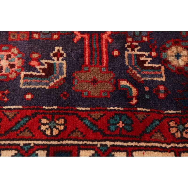 ECARPETGALLERY Hand-knotted Andelz Navy Wool Rug - 4'9 x 8'7