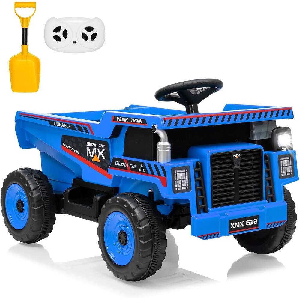 Electric 12V Ride On Dump Truck, Construction Vehicles for Kids