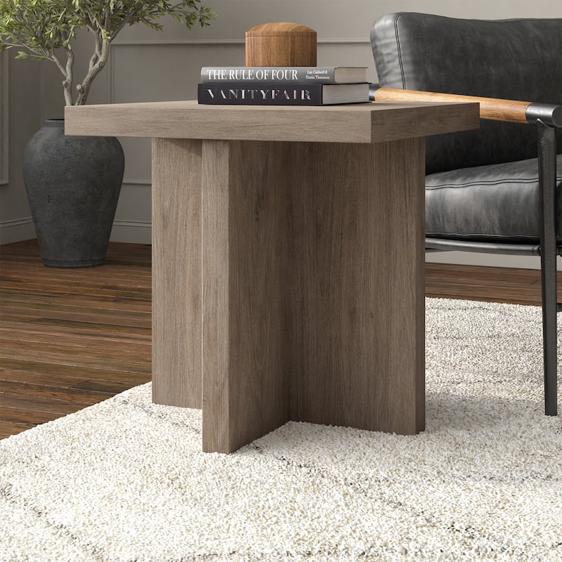 Elna 22" Wide Square Side Table - 22" Wide