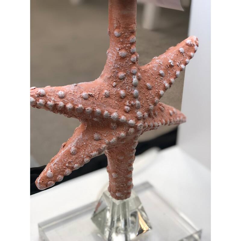 Lux Lighting Aloha Starfish Seaside Coastal Table Lamps (Set of 2) 3-Way Switch