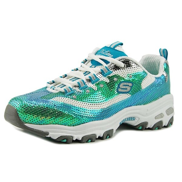 womens multi colored skechers
