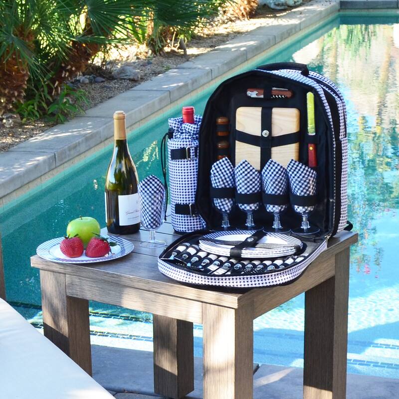 Picnic at Ascot Four Person Equipped Picnic Backpack