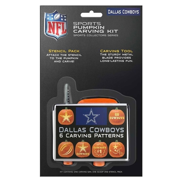 slide 2 of 2, Dallas Cowboys Halloween Pumpkin Carving Kit