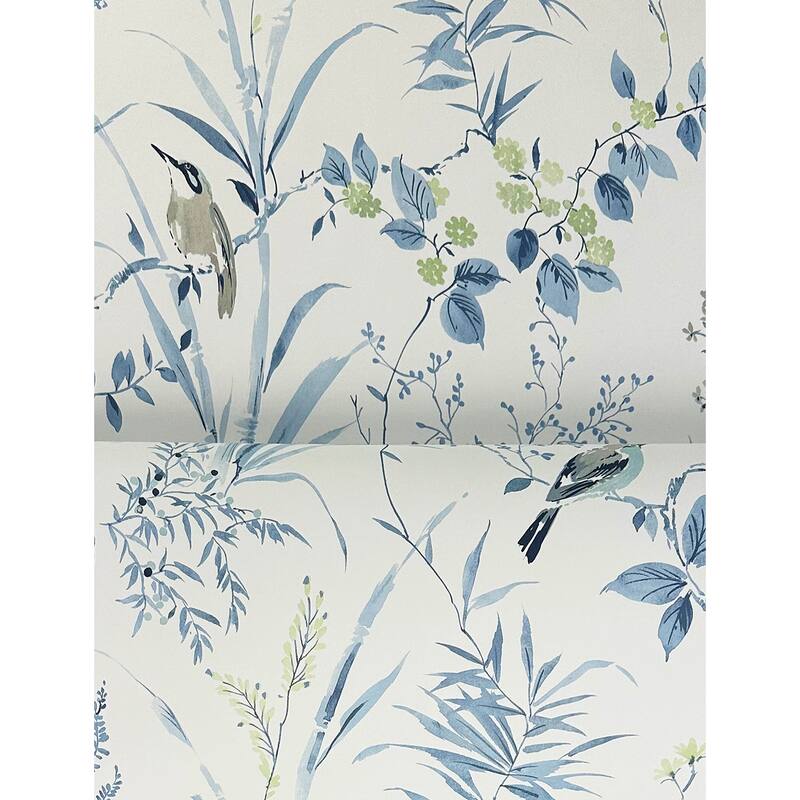 Chesapeake Imperial Garden Blueberry Botanical Wallpaper