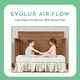 preview thumbnail 3 of 10, Evolur Sleep Triple Stage Air Flow with Natural Fiber Crib Mattress