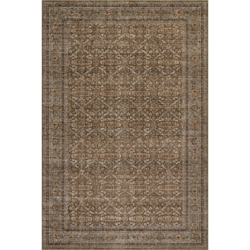 Nuloom Serelith Traditional Floral Washable Area Rug