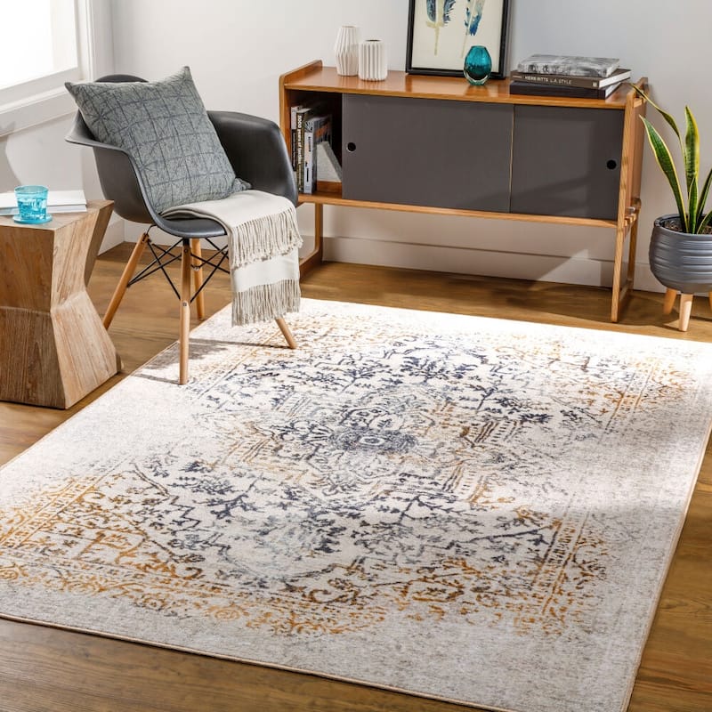 Livabliss Fiammetta Distressed Vintage Area Rug