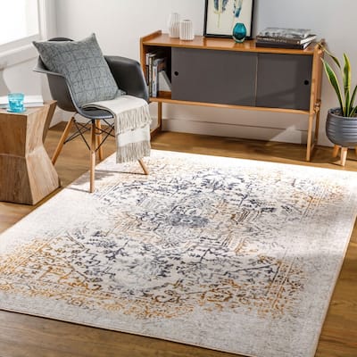 Livabliss Fiammetta Distressed Vintage Area Rug