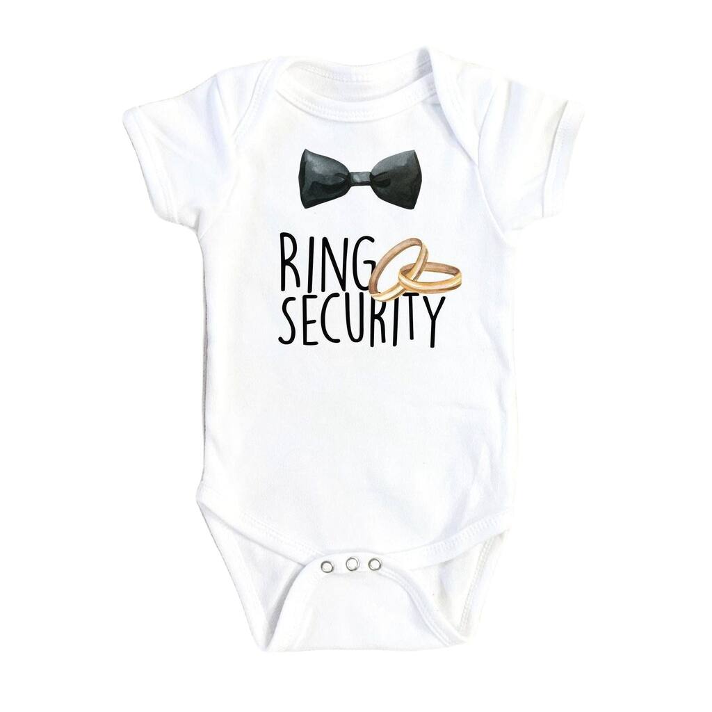 Ring Bearer - Baby Boy Girl Clothes Infant Bodysuit Funny Cute Newborn 1A