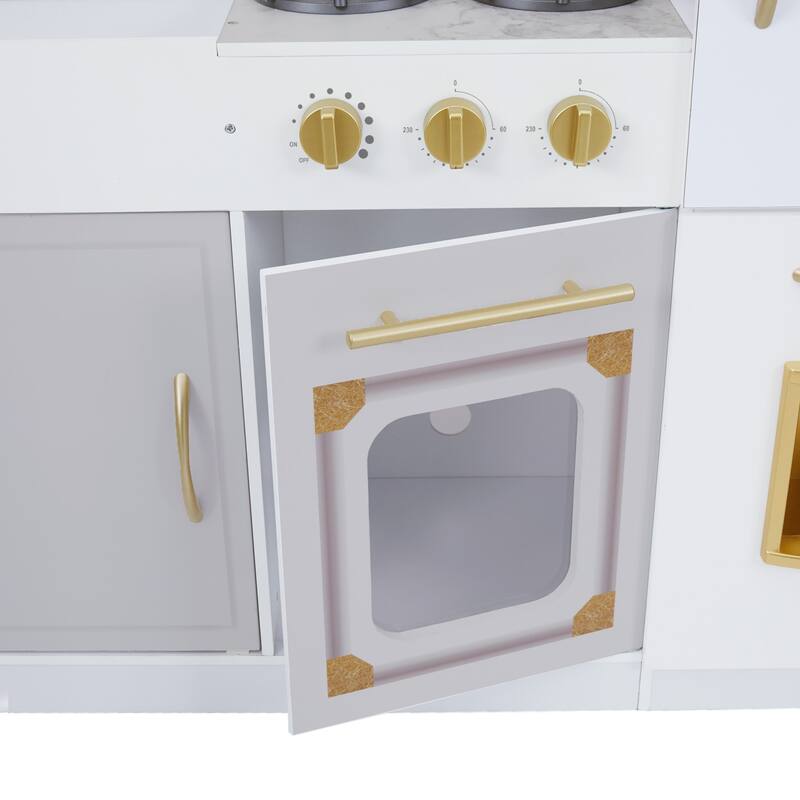 Teamson Kids Little Chef Versailles Classic Play Kitchen and Cookware