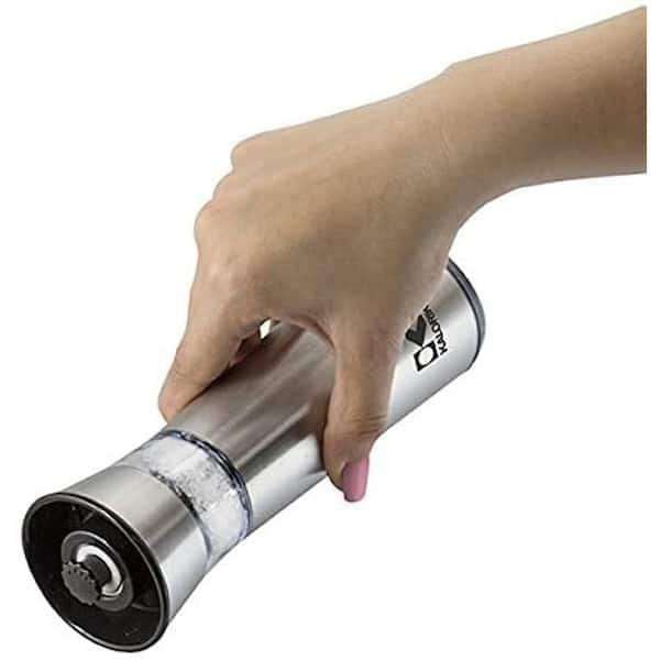 KALORIK Rechargeable Gravity Stainless Steel Salt and Pepper