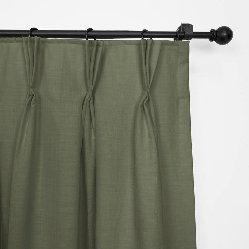 6ix Tailors Elsie Sweet Grass Pinch Pleat Drapery Panels Pair