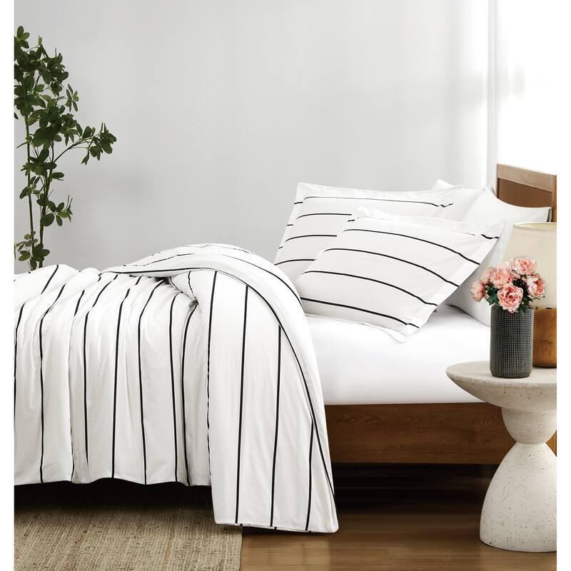 Brooklyn Loom Hayward Stripe 3 Piece Comforter Set