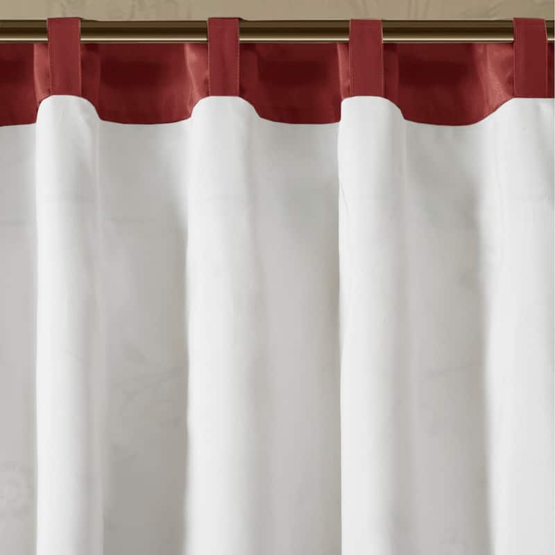 Madison Park Belle Embroidered Window Valance