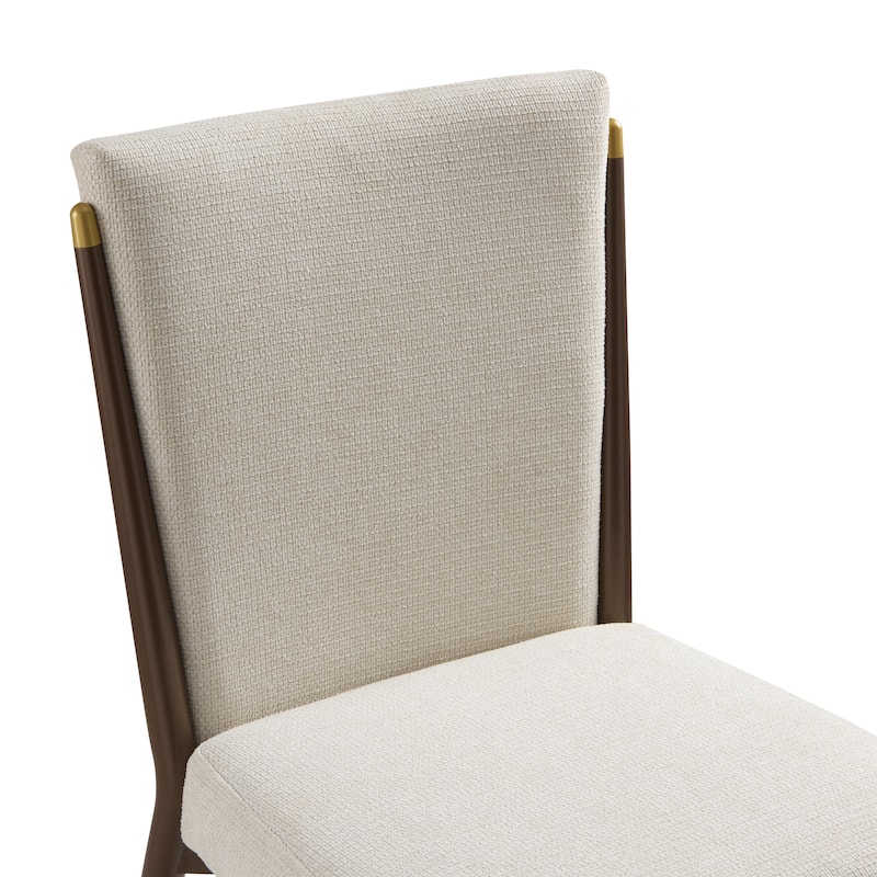 Christopher Knight Home - Modern Upholstered Metal Base Dining Chair with Solid Back (Set of 2)