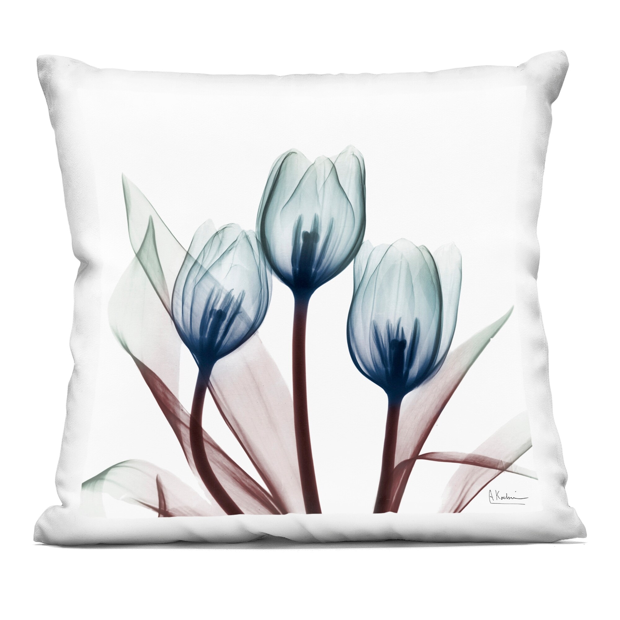 Stupell Vibrant Opaque Tulips Decorative Printed Throw Pillow Design by Albert Koetsier