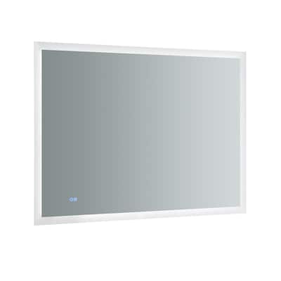Fresca Luminosa 36" x 48" Framed Bathroom Mirror with Halo LED