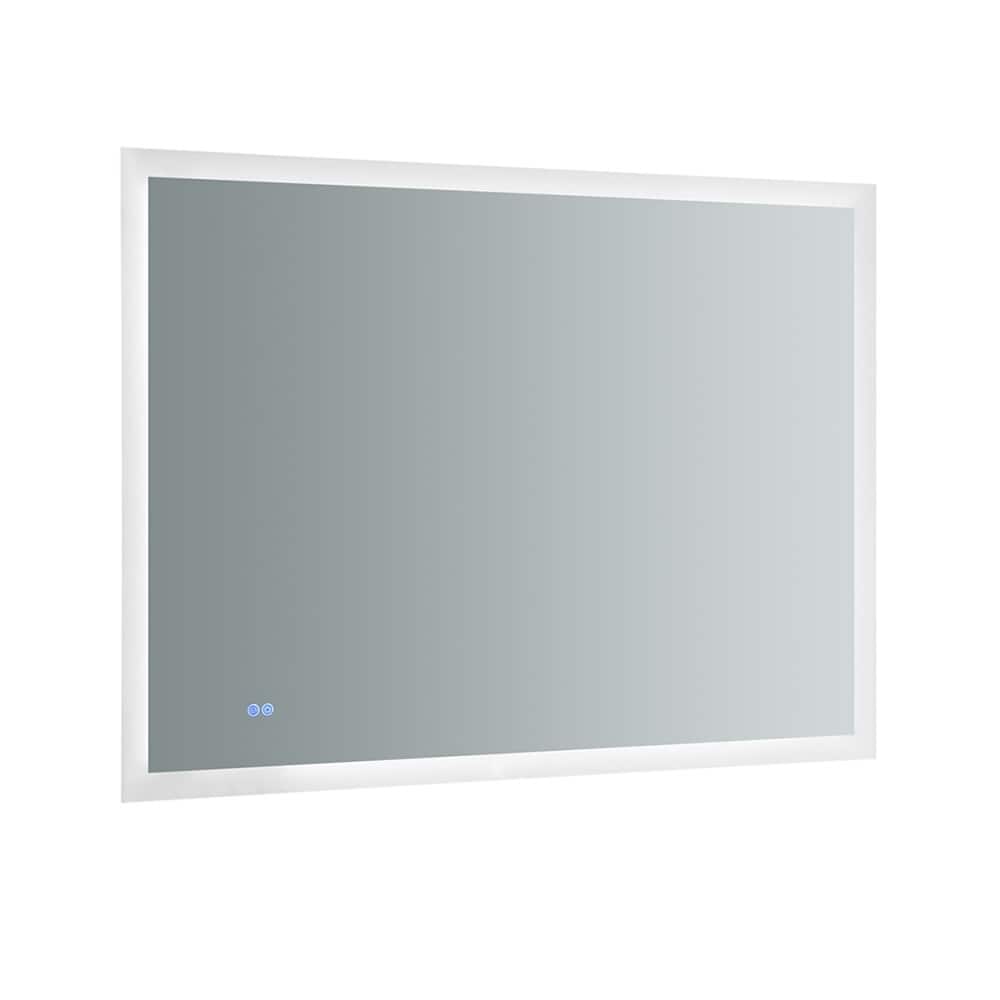 Fresca Luminosa 36" x 48" Framed Bathroom Mirror with Halo LED