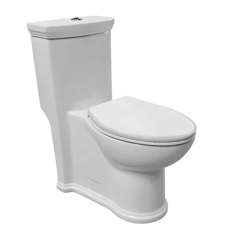 Whitehaus Collection Magic Flush Eco-Friendly One Piece Toilet