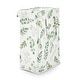 preview thumbnail 1 of 4, Sweet Jojo Designs Green Boho Floral Leaf Boy Girl Gender Neutral Foldable Laundry Hamper with Handles White Bohemian Watercolor