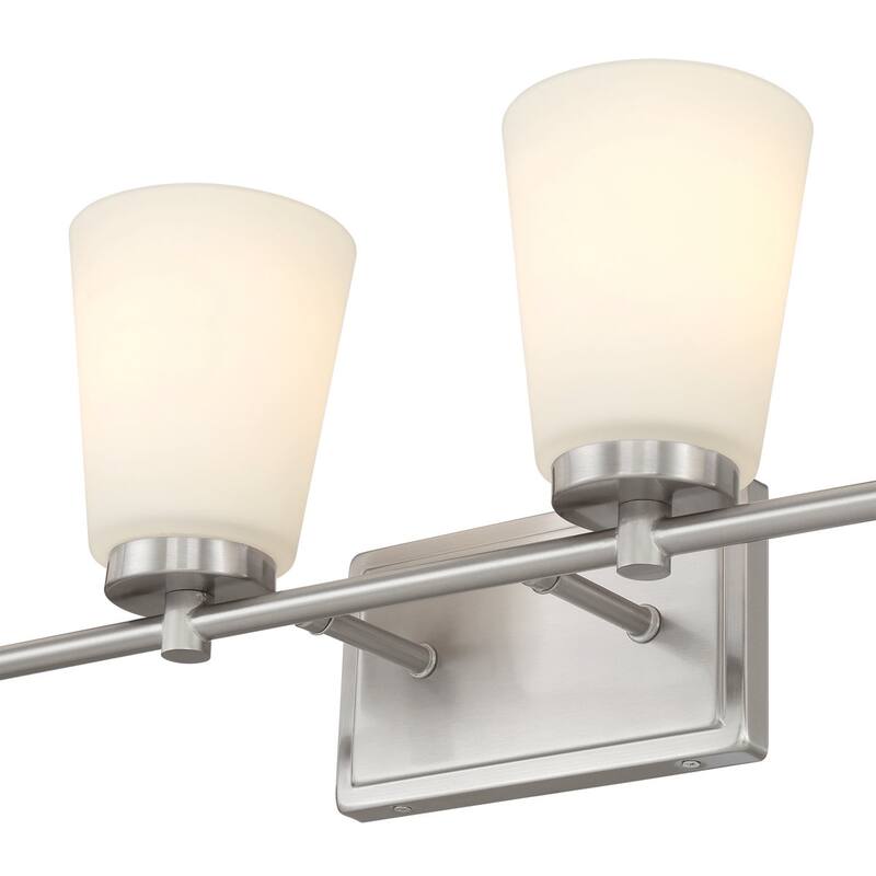Acroma 6 - Light Steel Dimmable Bathroom Vanity Light - 6-light