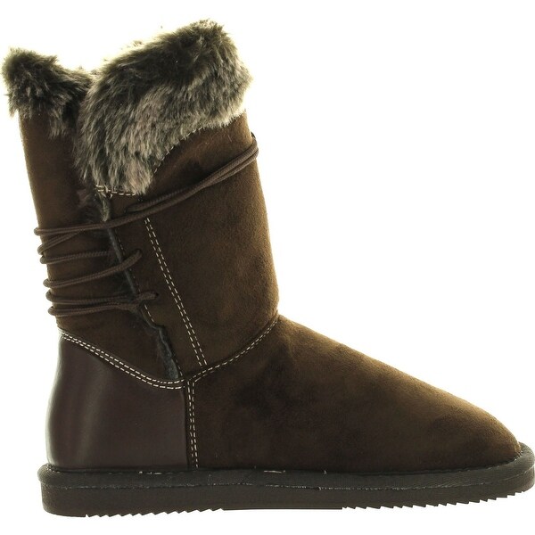fur lined fashion boots
