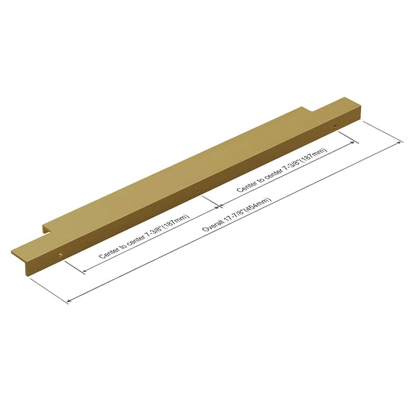 Dowell Series 3063 Handles (17.8", 7.375" CTC), 3 Pack