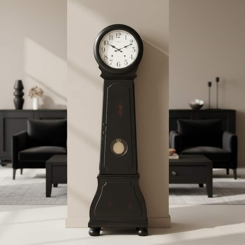 Howard Miller Nashua Floor Clock - Worn Black