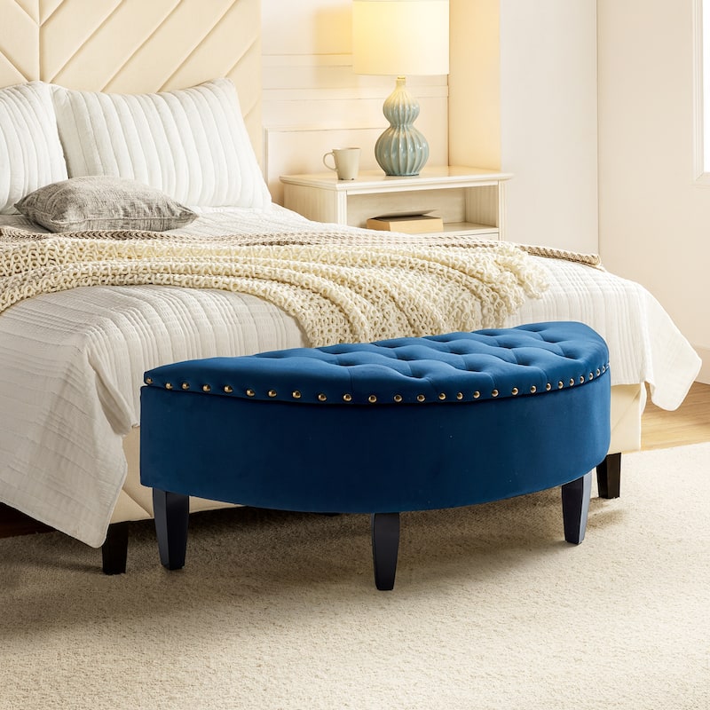 Iiuvai 43.3" Wide Bedroom Bench with Storage