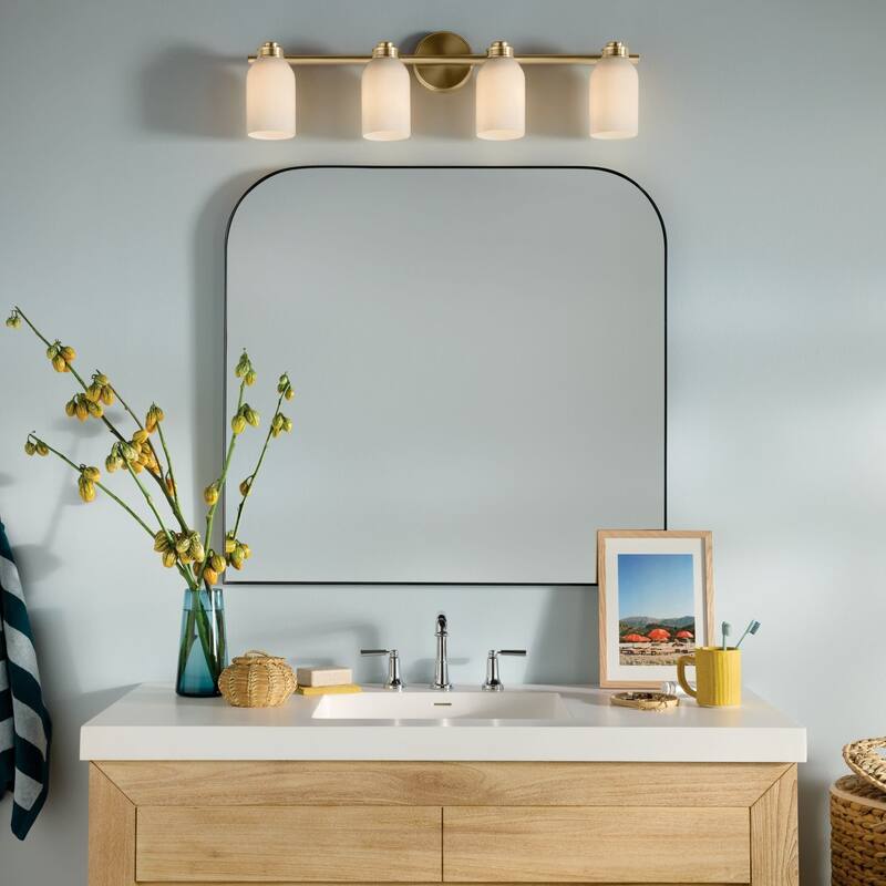 Kichler 55203 Shae 4 Light 32" Wide Vanity Light with Glossy White