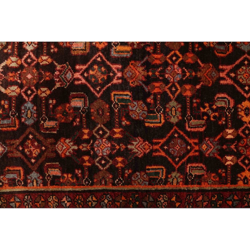ECARPETGALLERY Hand-knotted Konya Anatolian Black, Red Wool Rug - 4'7 x 8'4