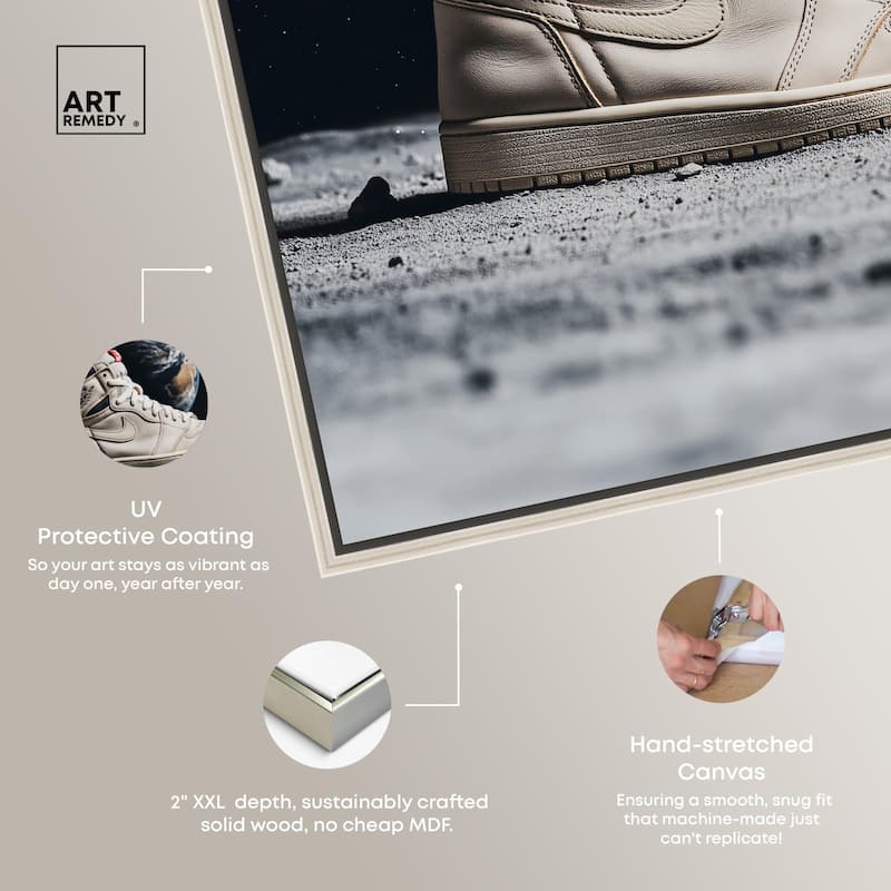 Zero-G Jordans Canvas by Art Remedy