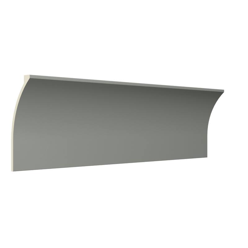 11 3/4"H x 4"P x 12 1/2"F x 96"L Isla Crown Moulding - 1-Pack