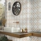 preview thumbnail 8 of 12, Merola Tile Revival Mini Memory 3-7/8" x 3-7/8" Ceramic Floor and Wall Tile