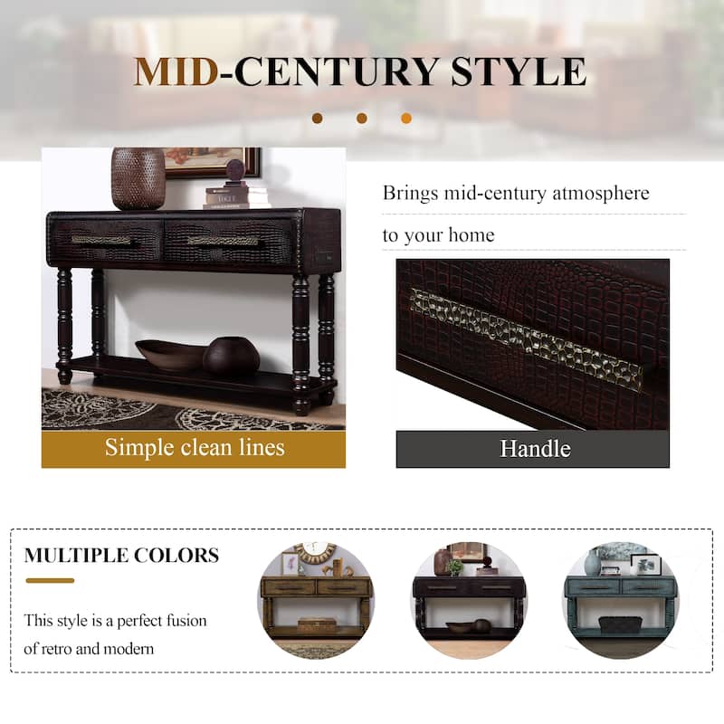 Pine Console Table Storage On Sale Bed Bath & Beyond 39086142