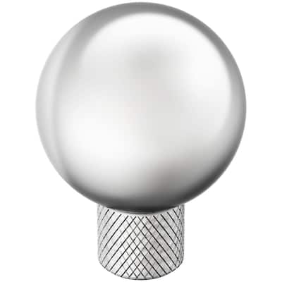 Amerock BP37680 Collet 1-1/8" Knurled Round Cabinet Knob