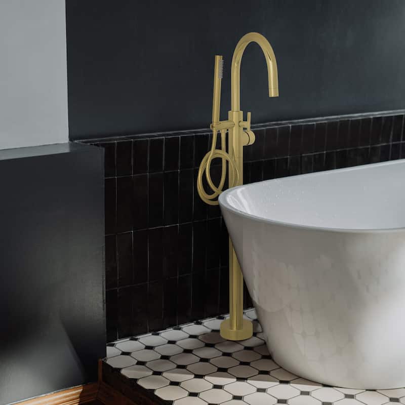 ZLINE Emerald Bay Bath Tub Filler - Polished Gold