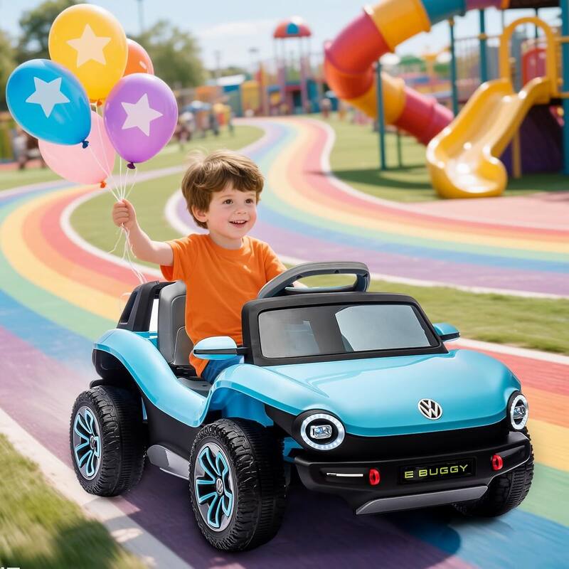 Licensed Volkswagen Kids Electric 12V Ride-On Car with Remote Control