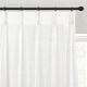 preview thumbnail 33 of 58, DriftAway Pinch Pleat Linen Textured Semi Sheer Solid Curtains Back Tabs