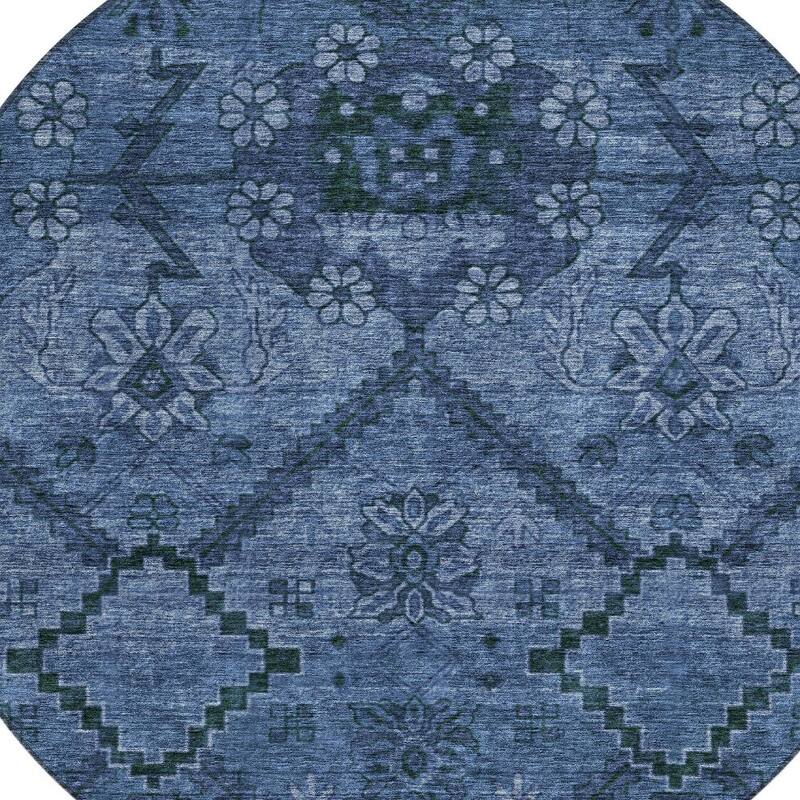 HomeRoots Floral Transitional Rectangle Outdoor Rug