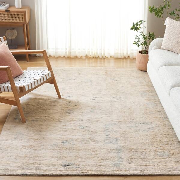slide 2 of 6, SAFAVIEH Handmade Tribeca Nezahat Modern Wool Rug 6' x 9' - Light Blue/Beige - Rectangle