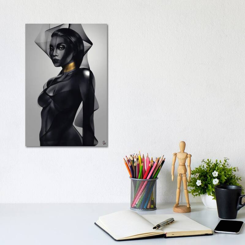 iCanvas "Fate of Gold" by Giulio Rossi Canvas Print - 12x8x0.75