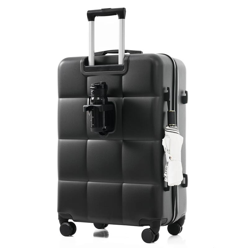 Luggage Sets Four Piece, ABS Durable Suitcase with Travel Bag