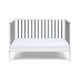 preview thumbnail 5 of 7, HomeRoots Gray and White Solid and Manufactured Wood Standard Three In One Convertible Crib - 53.5