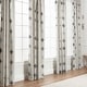 preview thumbnail 1 of 6, Chanasya Traverse Damask Room Darkening Window Curtain Panel Pair (Set of 2)