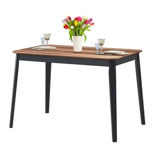 Modern Wood Dining Table Rectangular Kitchen Table - Bed Bath & Beyond ...