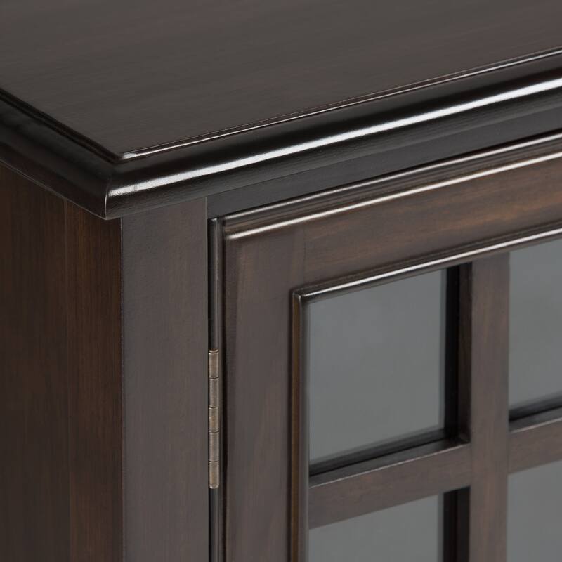 WYNDENHALL Hampshire SOLID WOOD 46 inch Wide Traditional Low Storage Cabinet - 46"w x 17"d x 31" h