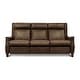 preview thumbnail 1 of 1, Davinci Leather 3-Piece Power Reclining Sofa w/ Nailhead Accents